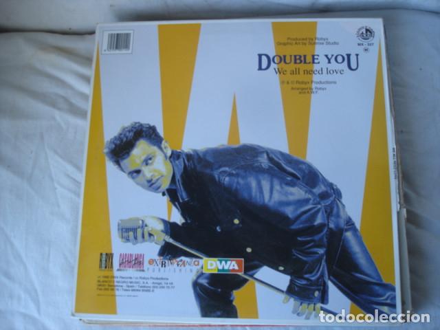 Discos de vinilo: Double You   We All Need Love - Foto 2