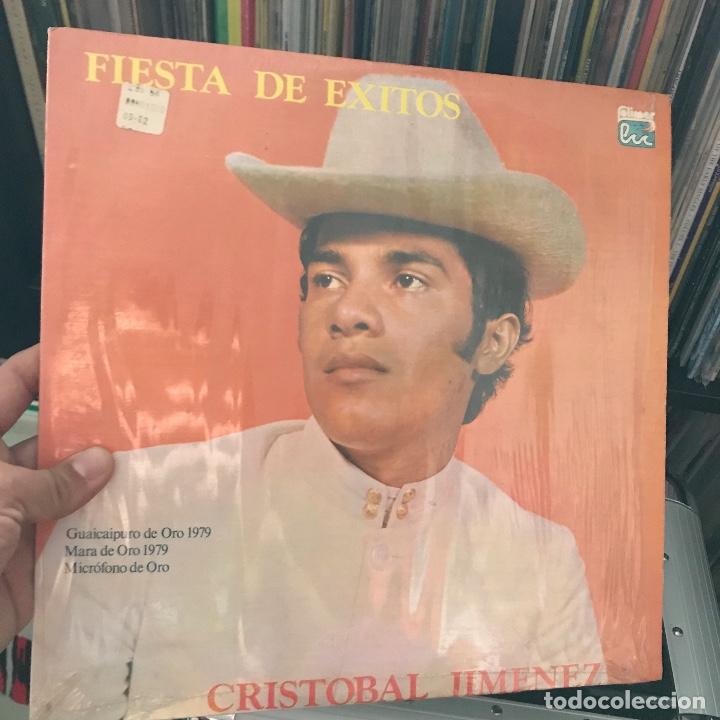 Discos de vinilo: Crist&oacute;bal Jimenez Fiesta De Exitos VENEZUELA 1980 - Foto 1