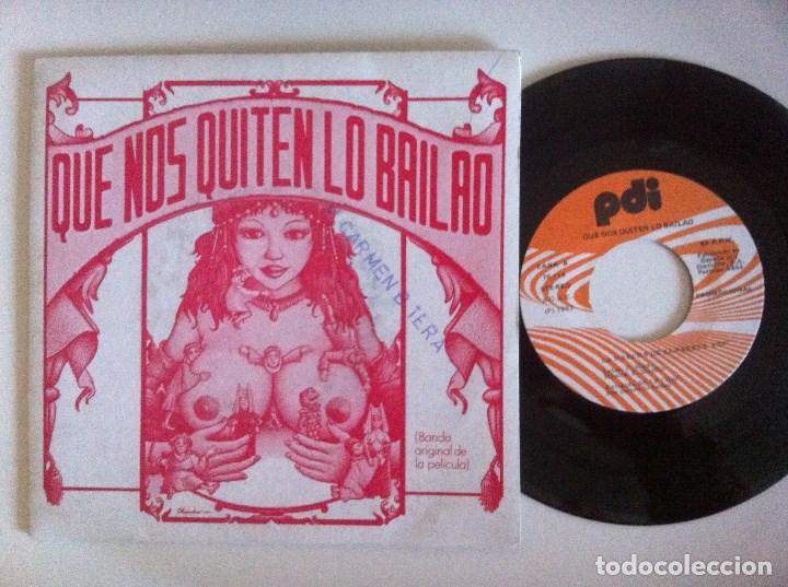 Discos de vinilo: ENRIC MURILLO - que nos quiten lo bailao O.S.T - SINGLE PROMOCIONAL 1983 - PDI - Foto 1 - 151129170