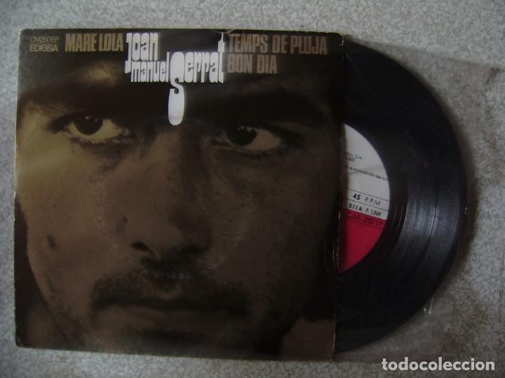Discos de vinilo: JOAN MANUEL SERRAT.MARE LOLA + 2...EX+ - Foto 1
