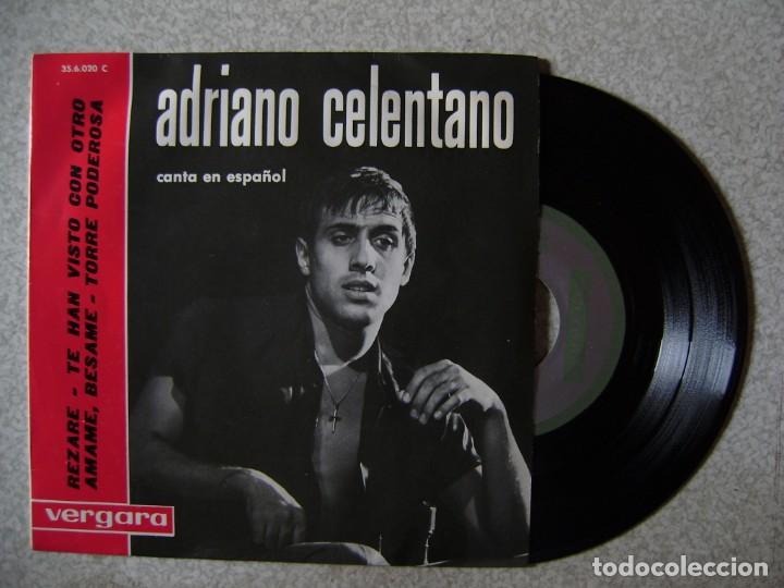 Discos de vinilo: ADRIANO CELENTANO.REZARE + 3 - Foto 1