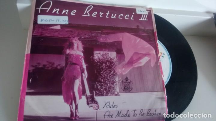 Discos de vinilo: SINGLE (VINILO) DE ANNE BERTUCCI A&Ntilde;OS 80 - Foto 1