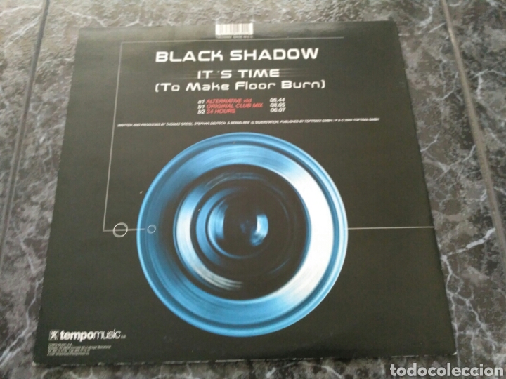 Discos de vinilo: Black Shadow - Its Time (To Make The Floor Burn) - Foto 2