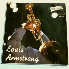 Discos de vinilo: LOUIS ARMSTRONG (EP. 1961) WHEN YOU'RE SMILING, ST. LOUIS BLUES, SOMEDAY YOU'LL BE SORRY - JAZZ. Lote 151144706