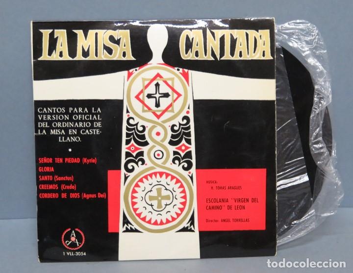 Discos de vinilo: EP. la misa cantada. ESCOLANIA DE LEON - Foto 1