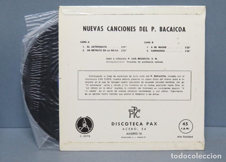 Discos de vinilo: EP. NUEVAS CANCIONES DEL P. BACAICOA - Foto 2