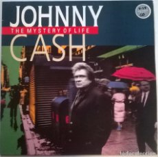 Discos de vinilo: JOHNNY CASH. THE MYSTERY OF LIFE. MERCURY, HOLLAND 1991 LP MUY RARO