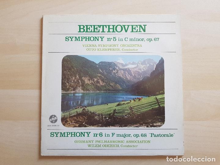 Discos de vinilo: BEETHOVEN - SYMPHONY N&ordm; 5 Y N&ordm; 6 - ODERICH - LP - DOBLE VINILO - VOX - 1982 - Foto 1