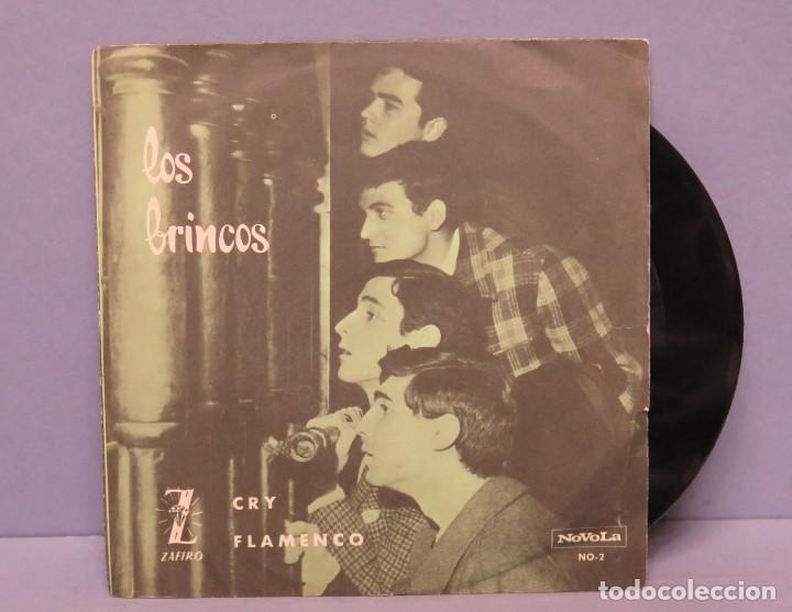 Discos de vinilo: SINGLE. LOS BRINCOS. CRY. FLAMENCO - Foto 1