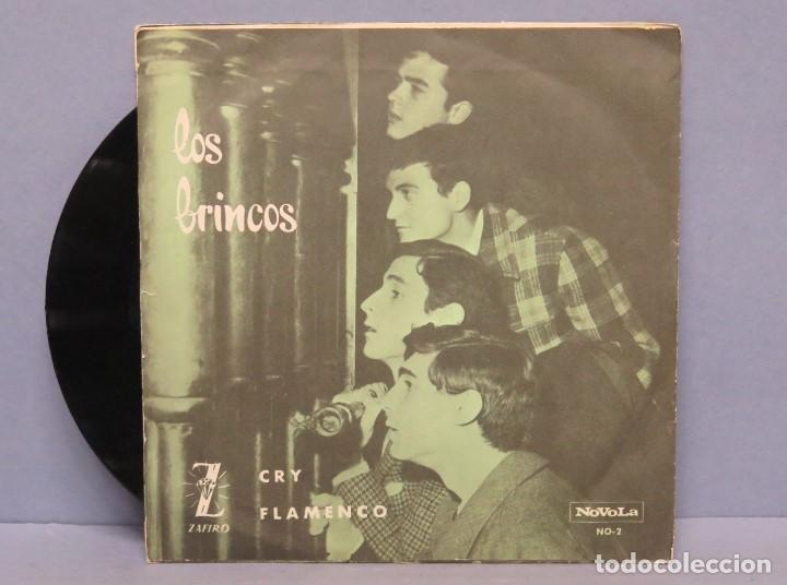 Discos de vinilo: SINGLE. LOS BRINCOS. CRY. FLAMENCO - Foto 2