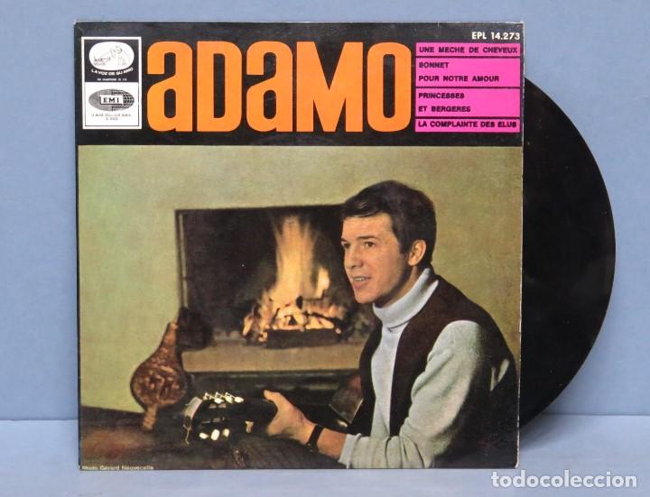 Discos de vinilo: EP. ADAMO. UNE MECHE DE CHEVEUX - Foto 1