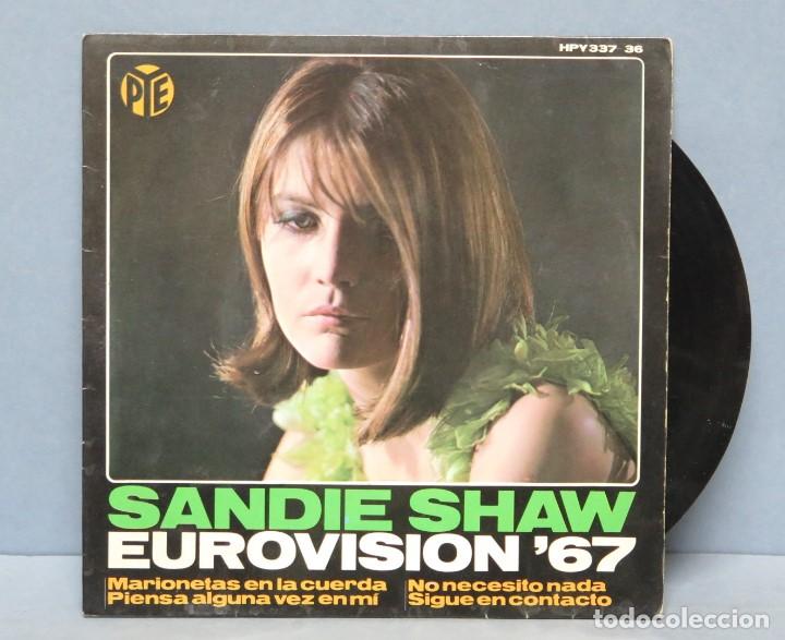 Discos de vinilo: SINGLE. SANDIE SHAW. EUROVISION &acute;67 - Foto 1