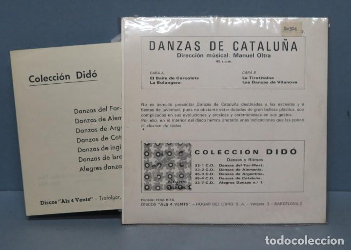 Discos de vinilo: EP. DANZAS DE CATALU&Ntilde;A. COLECCION DIDO - Foto 2