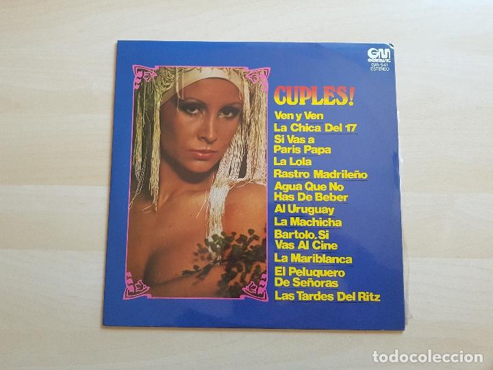 Discos de vinilo: CUPLES! - LP - VINILO - GRAMUSIC - 1976 - Foto 1