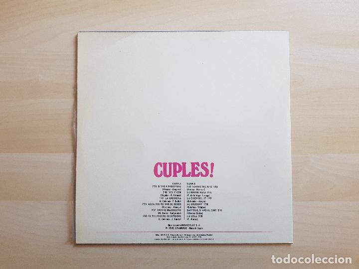 Discos de vinilo: CUPLES! - LP - VINILO - GRAMUSIC - 1976 - Foto 2