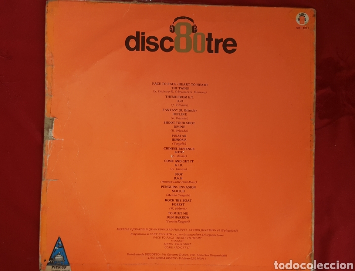Discos de vinilo: DISCOTTANTRE DISC80TRE SPECIAL SEQUENCE MIXED FOR DANCING - Foto 2