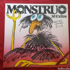 Discos de vinilo: MONSTRUO 30 ÉXITOS VERSIONES ORIGINALES 2 LPS. Lote 151441830