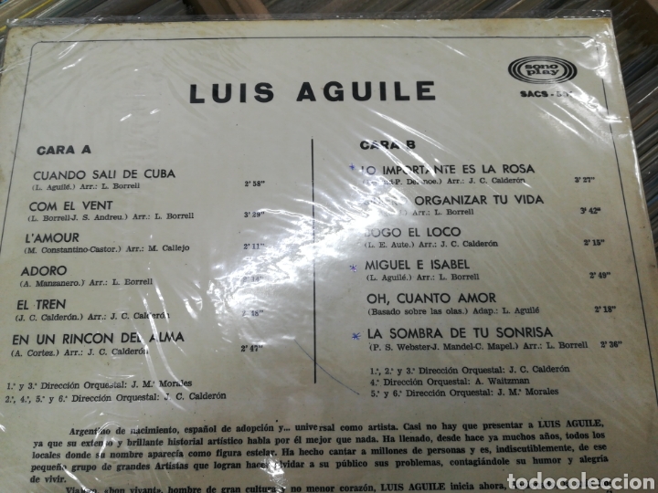 Discos de vinilo: Luis Aguil&eacute; lp espa&ntilde;a 1967 - Foto 2