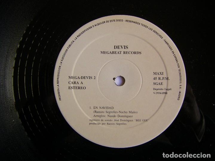 Discos de vinilo: Devis. En Navidad, Megabeat Records-MEGA-DEVIS 2 - Foto 3