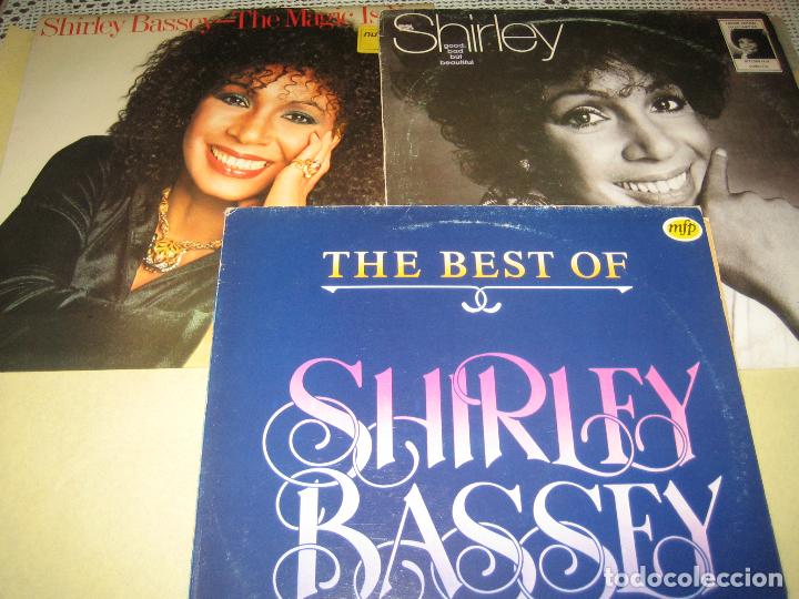 Discos de vinilo: SHIRLEY BASSEY - LOTE DE TRES LPS - Foto 1