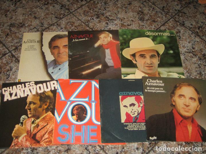 Discos de vinilo: CHARLES AZNAVOUR - LOTE DE 7 LPS - Foto 1