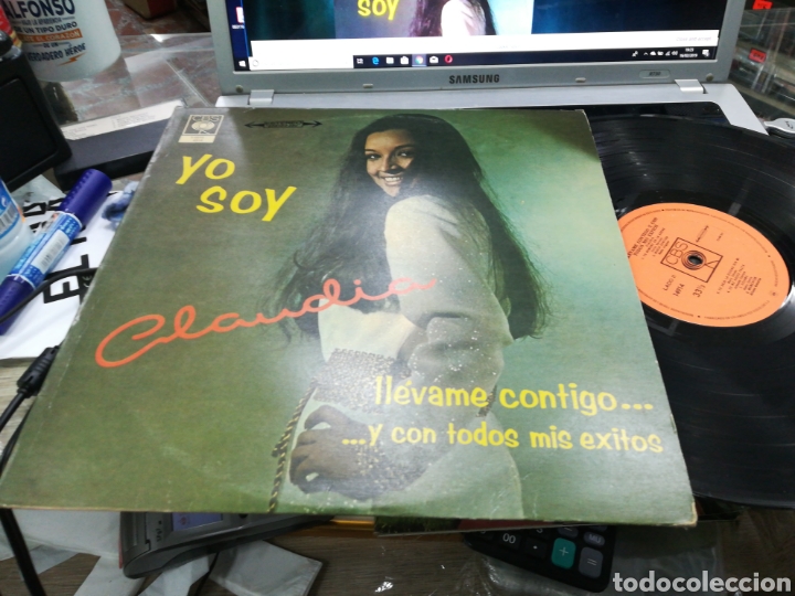 Disques de vinyle: Yo soy claudia de colombia llevame contigo...y con todos mis &eacute;xitos 1970