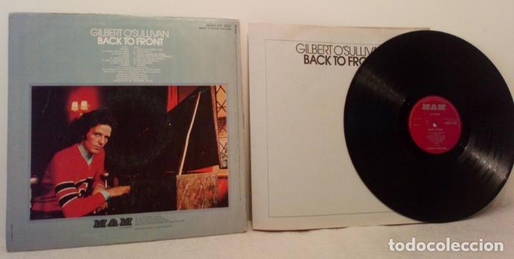 Discos de vinilo: Gilbert OSullivan - Back To Front - Foto 2