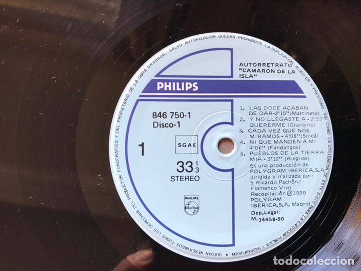 Discos de vinilo: Autorretrato. Camar&oacute;n de la Isla - Foto 11