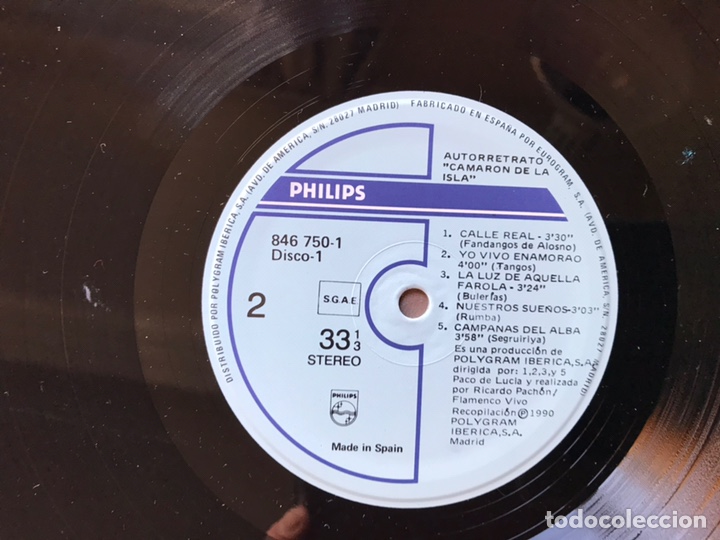 Discos de vinilo: Autorretrato. Camar&oacute;n de la Isla - Foto 13