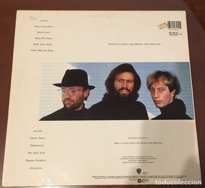Discos de vinilo: BEE GEES High Civilization - Foto 2