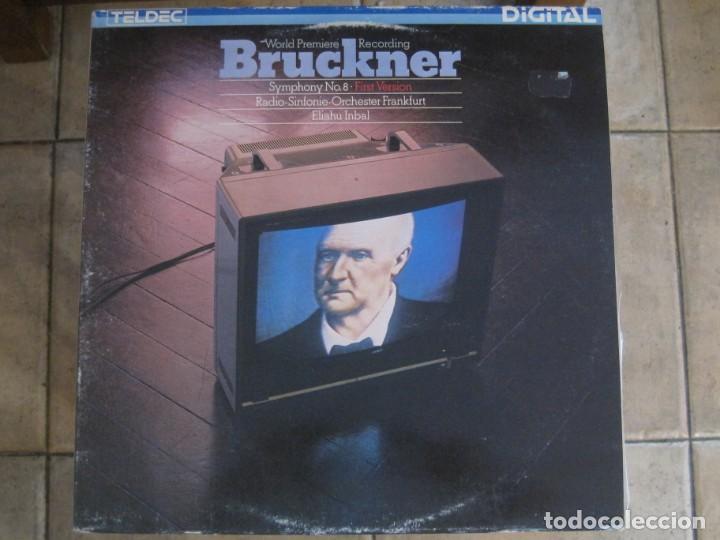 Discos de vinil: Ant&oacute;n Bruckner &ndash; Symphony No.8 en do menor Radio-Sinfonie-Orchester Digital doble lp Espa&ntilde;a 1987.