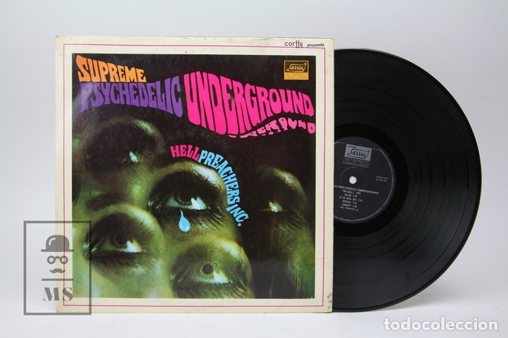Discos de vinilo: Disco LP De Vinilo - Supreme Psychedelic Underground / Hell Preachers INC - Dim Record - 1970 - Foto 1