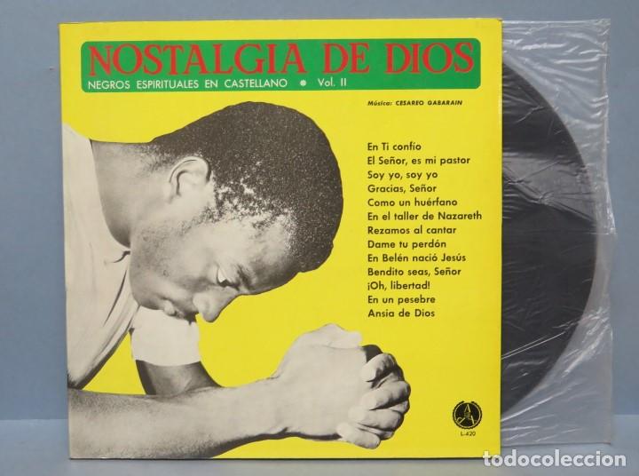 Dischi in vinile: LP. NOSTALGIA DE DIOS. NEGROS ESPIRITUALES EN CASTELLANO. VOLUMEN 2