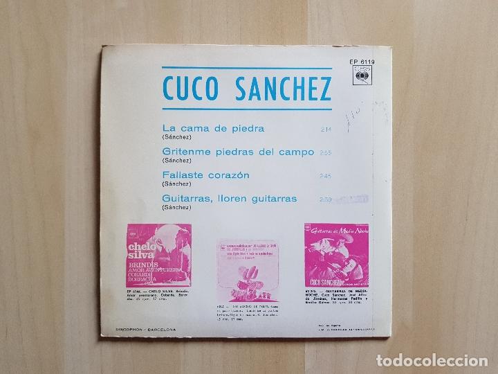 Discos de vinilo: CUCO SANCHEZ Y SUS RANCHERAS - SINGLE - VINILO - CBS - 1966 - Foto 2