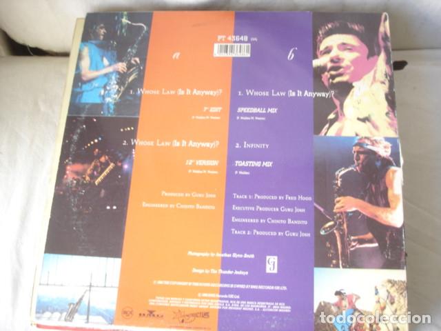 Discos de vinilo: Guru Josh   Whose Law (Is It Anyway?) - Foto 2