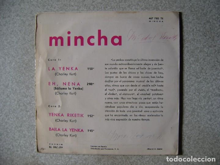 Discos de vinilo: MINCHA.LA YENKA + 3...RARO - Foto 2