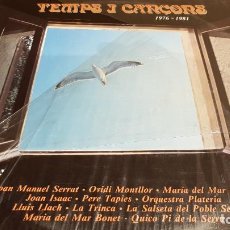 Discos de vinilo: TEMPS I CANÇONS - 1976-1981 / VARIOS ARTISTAS / LP - PRECINTADO. *****. Lote 151923150