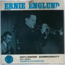 Discos de vinilo: ERNIE ENGLUND. GOTLANDSK SOMMARNATT. SONET, SWEDEN 1963 LP (GP-9902). Lote 151948486