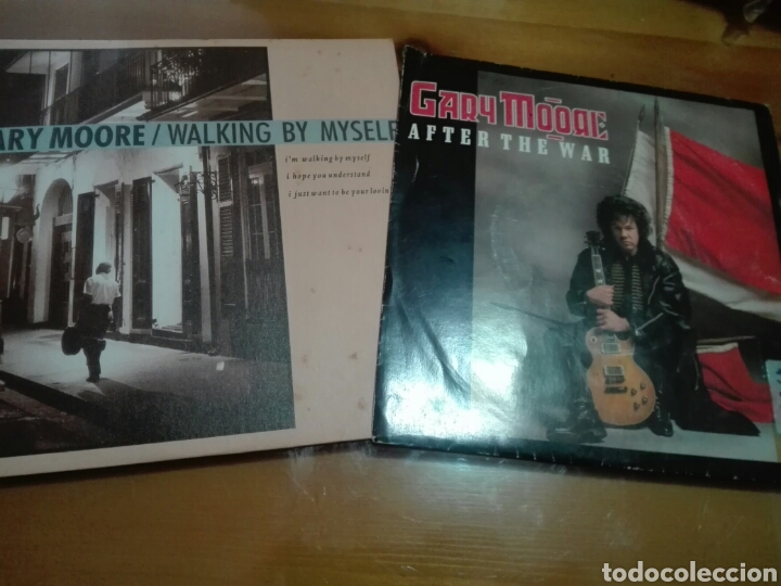 Discos de vinilo: Lote 2 singles vinilo GARY MOORE - Foto 1