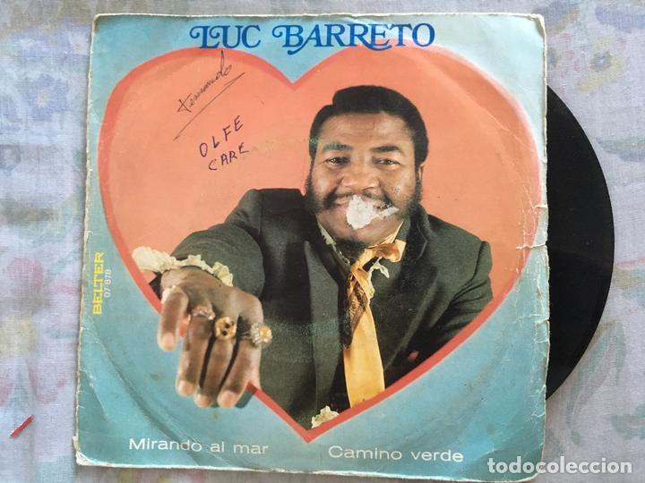 Discos de vinilo: 7 SINGLE-LUC BARRETO-MIRANDO AL MAR - Foto 1
