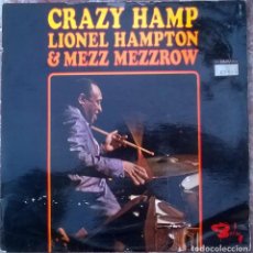 Discos de vinilo: LIONEL HAMPTON & MEZZ MEZZROW. CRAZY HAMP. BARCLAY, FRANCE 1960 RE LP (820.120). Lote 152255134
