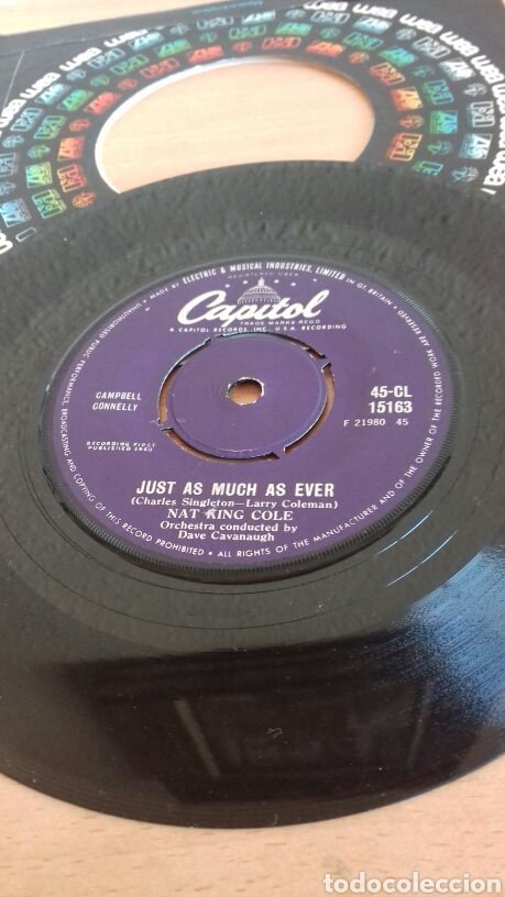 Discos de vinilo: JUST AS MUCH AS EVER NAT KING COLE - Foto 2