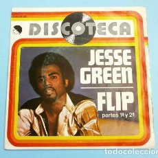 Discos de vinilo: JESSE GREEN (SINGLE 1976) FLIP PARTES 1 Y 2 (DISCOTECA)