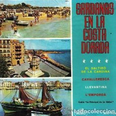Discos de vinilo: SARDANAS EN LA COSTA DORADA, LA PRINCIPAL DE LA BISBAL. EP REGAL 1964