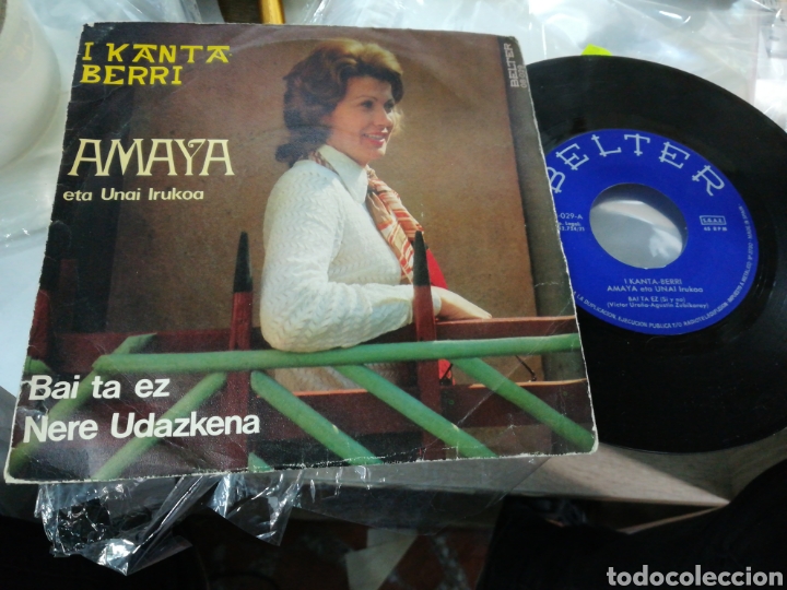 Discos de vinilo: Amaya single bai ta ez 1971 - Foto 1