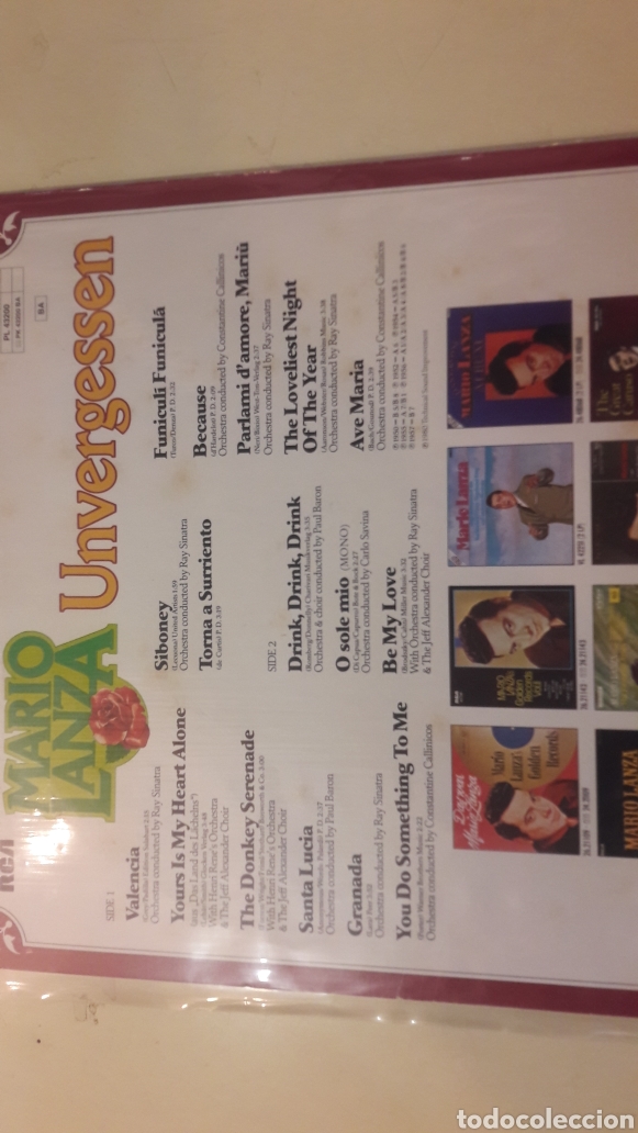 Discos de vinilo: Mario Lanza unvergessen 1980 - Foto 2