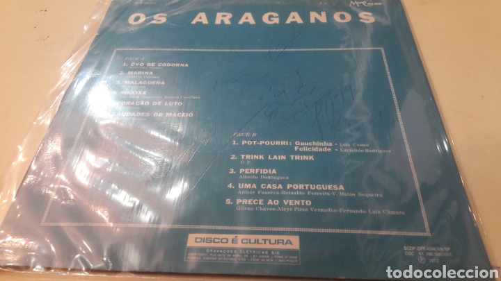 Discos de vinilo: 1972 Brasil Os Araganos - Foto 2
