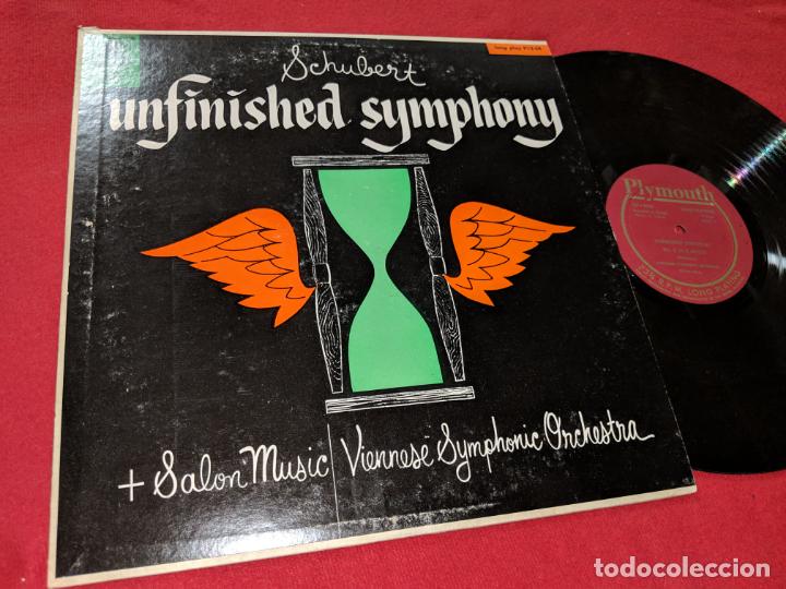 Disques de vinyle: VIENNESE Symph.+Salon music SCHUBERT Unfinished Symphony LP 195? Plymouth p12-58 USA US
