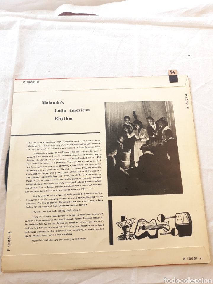 Discos de vinilo: Malando and his orchestra.Philips. - Foto 2