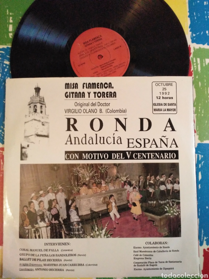 Discos de vinilo: Misa flamenca gitana y torera - Foto 6